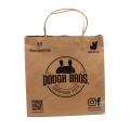 Kraft Paper Bag Wholesale for Sushi Pizza Food